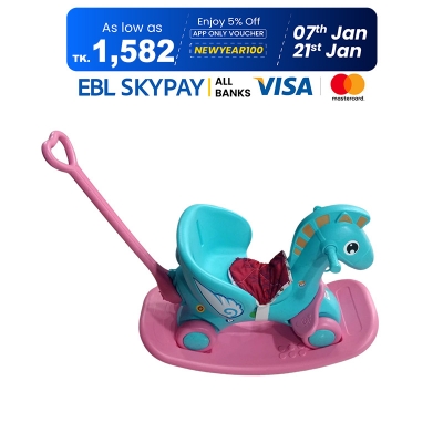 Picture of Playtime Marshall Horse 2in1 - (Pink & Paste)