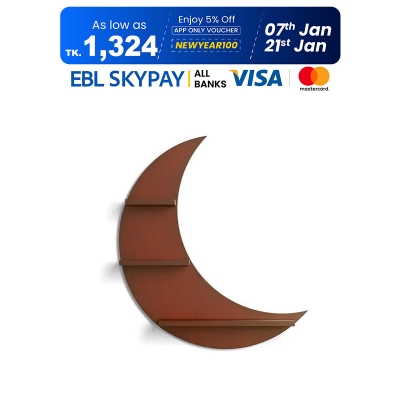 Picture of Regal WALL SHELF- MOON Craft Items-HDC-372