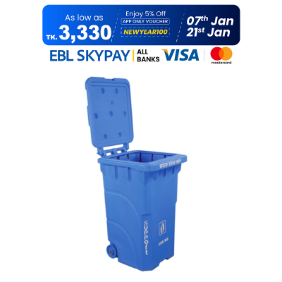 Picture of Support SD 08 With Wheel Dustbin 140Ltr SM Blue