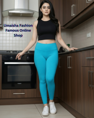 Picture of Winter special cotton spandex jeggings for woman-Blue