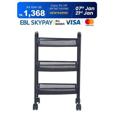 Picture of Metal Mesh Trolley 3 layer