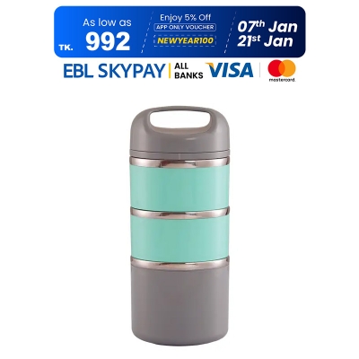 Picture of SS Lunch Carrier 4 Layer 1600 ML