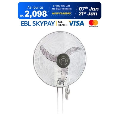 Picture of VISION Wall Fan 18X Knife Gray