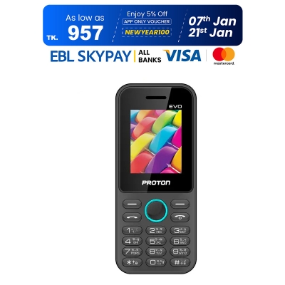 Picture of Proton Mobile Phone-RE-EVO - Powerful Torch Light, 2 inch Display, 3000mAH battery (Multi Color)