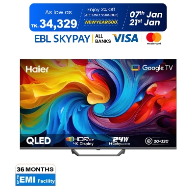 Picture of Haier 43" QLED 4K Dolby Audio Google TV H43S80EUX 