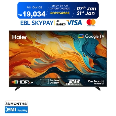 Picture of Haier 32" Bezel Less Google TV H32K85FX