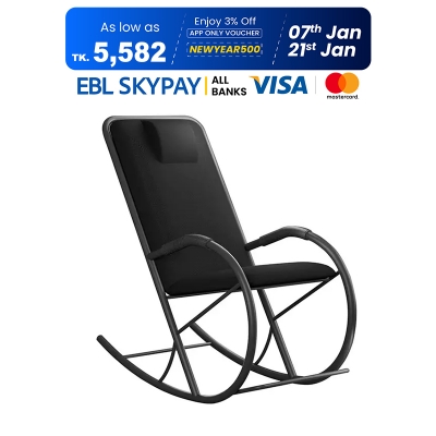 Picture of Regal Metal Rocking Chair Black