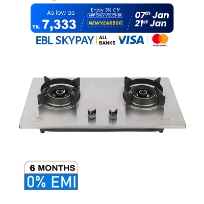 Picture of RFL Stainless Steel Built-In HOB BH (22SN) (Cylinder Gas)