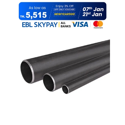 Picture of MS Pipe 4''x20'-Silver/Star