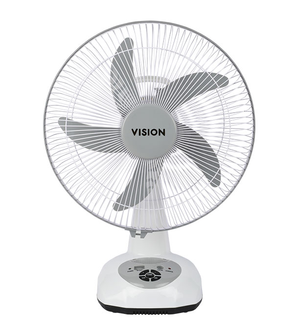 Buy Vision Rech. Table Fan-14''(White)-USB ChargerOnline at Best Price in Bangladesh