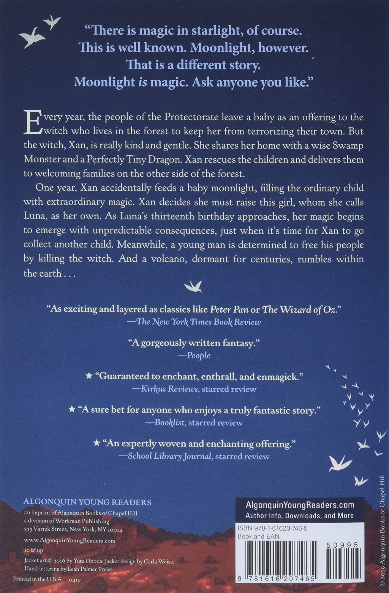 Picture of The Girl Who Drank the Moon (Winner of the 2017 Newbery Medal)