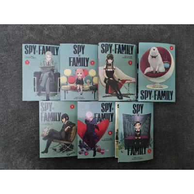 Picture of s p y x family manga books vol. 1-7  premium quality