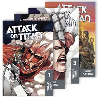 Picture of A TTAC K ON TI TAN  1-10  Paperback January 1, 2014(premium quality)(10 books )