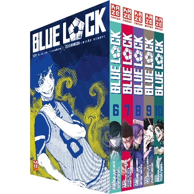 Picture of Blue Lock, Vol. 6-10 Manga Bundle Set (5 Book Collection) Paperback 1 Jan. 2023 (premium quality)