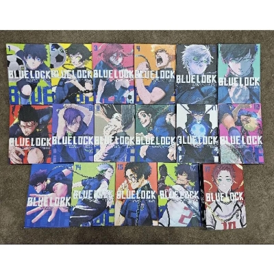 Picture of Blue Lock Manga Anime Volume 1-18 English Comic Book Full Set(With out box ) (premium quality)(18 books set)
