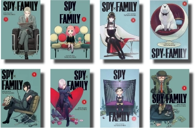 Picture of spy family vol  1-8 premium quality manga (8 book set )