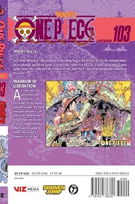 Picture of One Piece, Vol. 103 (103) Paperback – July 4, 2023   premium quality  Manga
