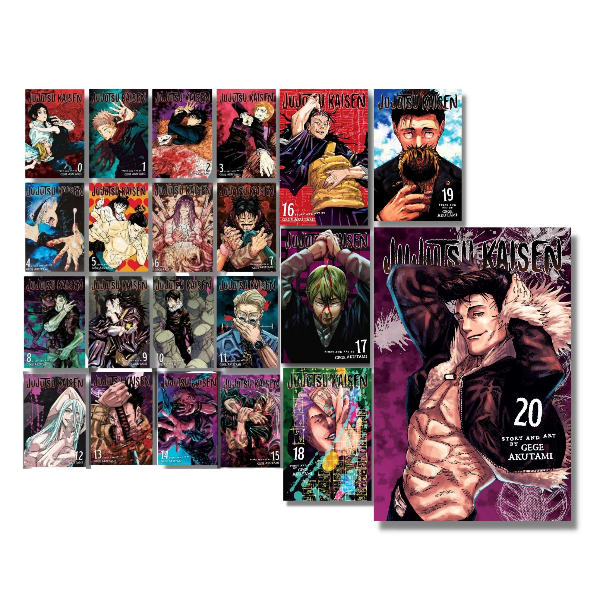 Picture of Jujutsu Kaisen, Vol. 0-24:  Paperback – 7 Dec. 2023  premium quality  Manga (25 pics books set )