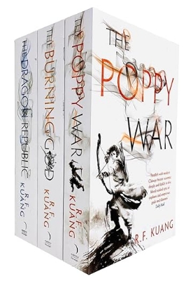 Picture of Poppy War Series 3 Books Collection Set By R.F. Kuang (The Poppy War, The Dragon Republic, The Burning God) Paperback – 1 Jan. 2021 premium quality novel