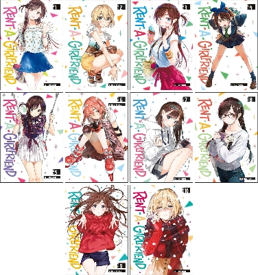 Picture of Rent A Girlfriend Manga 10-book Collection Set Vol 1-10