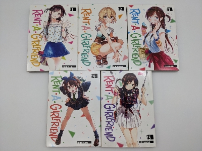 Picture of Rent A Girlfriend Manga 5 book collection set vol 1-5