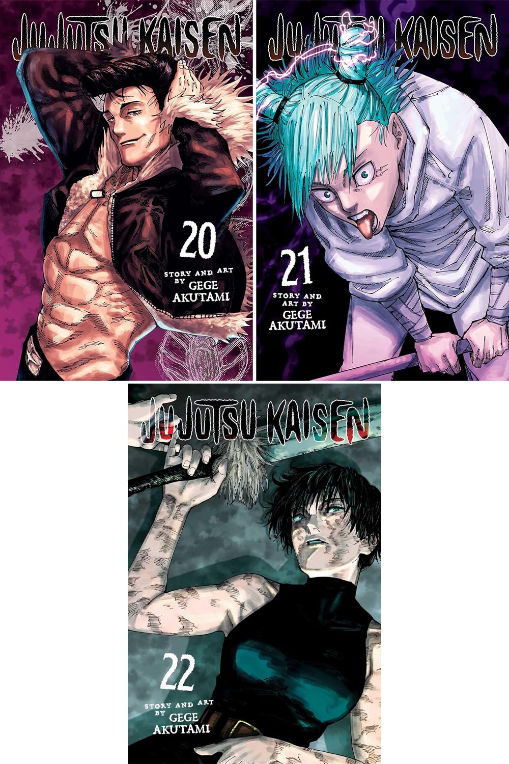 Picture of Jujutsu Kaisen Series (Vol 0/22) Collection Set By Gege Akutami Paperback – January 1, 2021