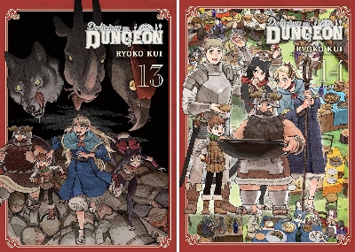 Picture of Delicious in Dungeon Manga Set Vol. 1-14 by Ryoko Kui Paperback – January 1, 2021