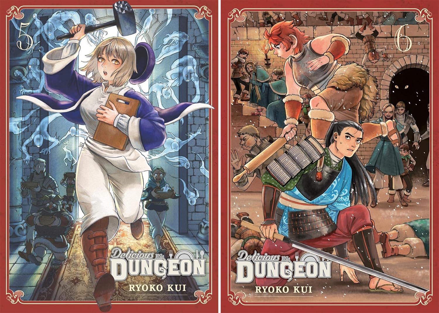 Picture of Delicious in Dungeon Manga Set Vol. 1-14 by Ryoko Kui Paperback – January 1, 2021
