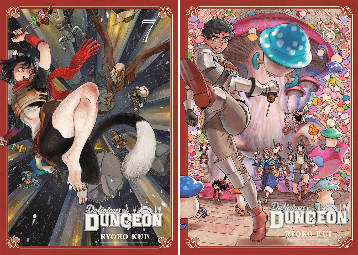 Picture of Delicious in Dungeon Manga Set Vol. 1-14 by Ryoko Kui Paperback – January 1, 2021