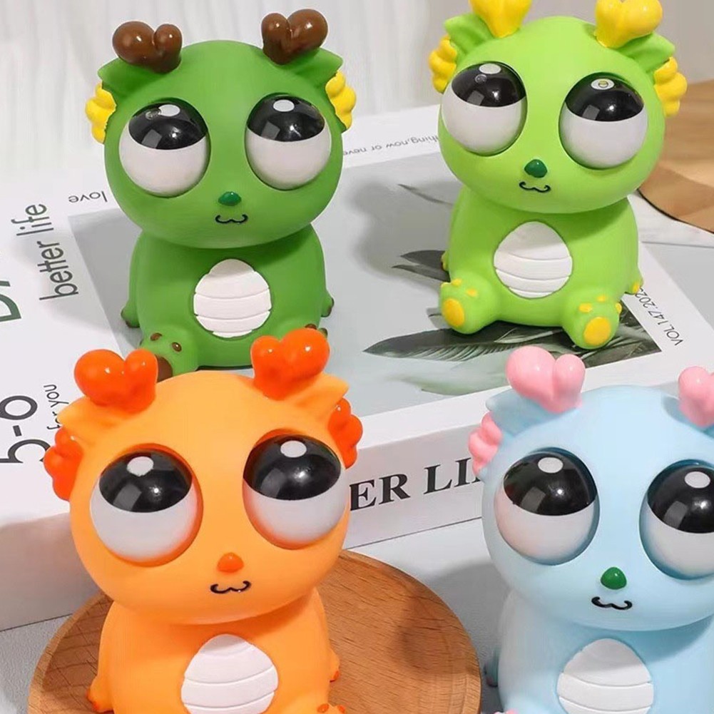 Picture of 2024 Squeeze Stress Relief Toy Eye Popping Dragon Funny Eyeball Burst Toys Pop Out Eyes Toy for Birthday Gifts,Party Favors,Ideal Gift for All Occasions