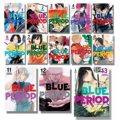 Picture of Blue Period Vol 1-15 English Manga Set - Brand New By Tsubasa Yamaguchi