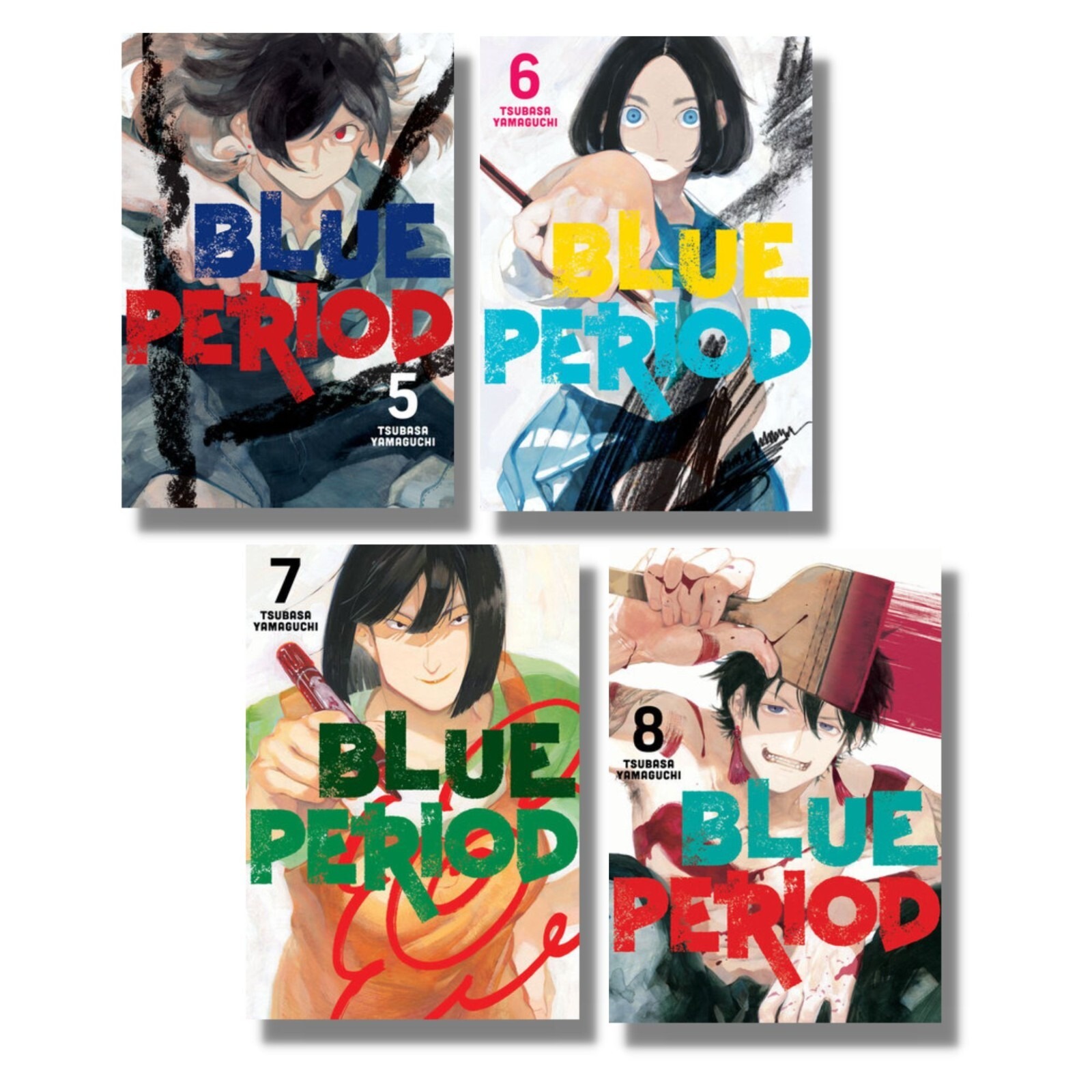 Picture of Blue Period Vol 1-15 English Manga Set - Brand New By Tsubasa Yamaguchi