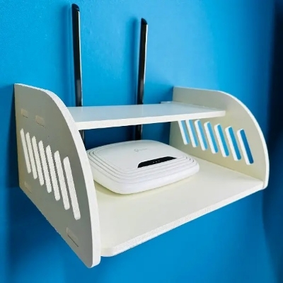 Picture of Router Stand – Round Cut New Design-White Colour