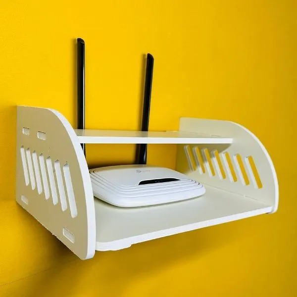 Picture of Router Stand – Round Cut New Design-White Colour