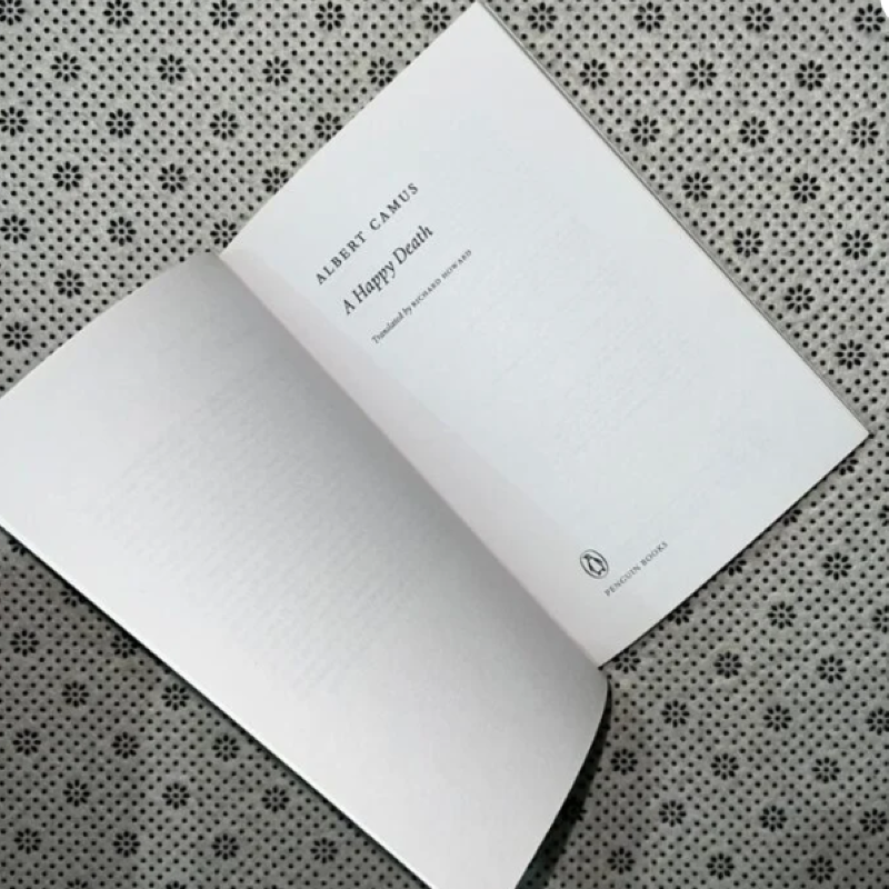 Picture of A Happy Death by Albert Camus ( Premium Paper and Matte Cover ) Novel