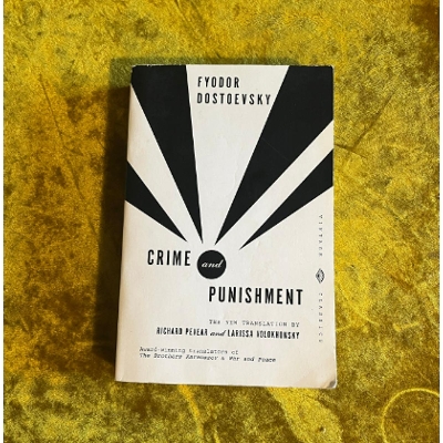 Picture of Crime and Punishment by Fyodor Dostoevsky ( Premium Paper and Matte Cover ) Novel