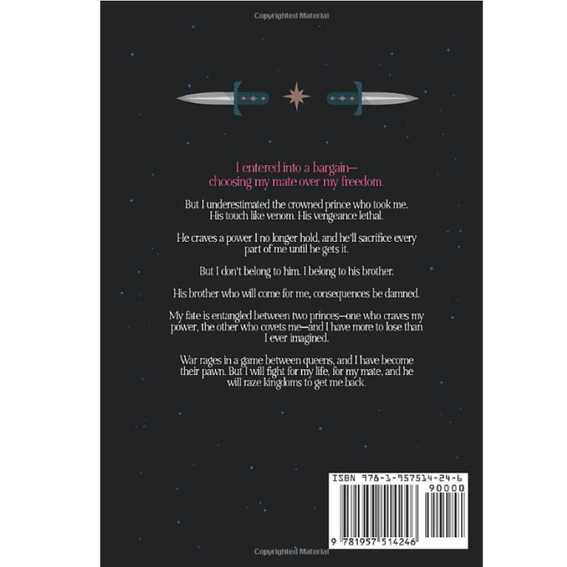 Picture of A Kingdom of Venom and Vows ( Stars and Shadows #3 ) ( Book by Holly Renee ) ( Premium Paper and Matte Cover ) Novel