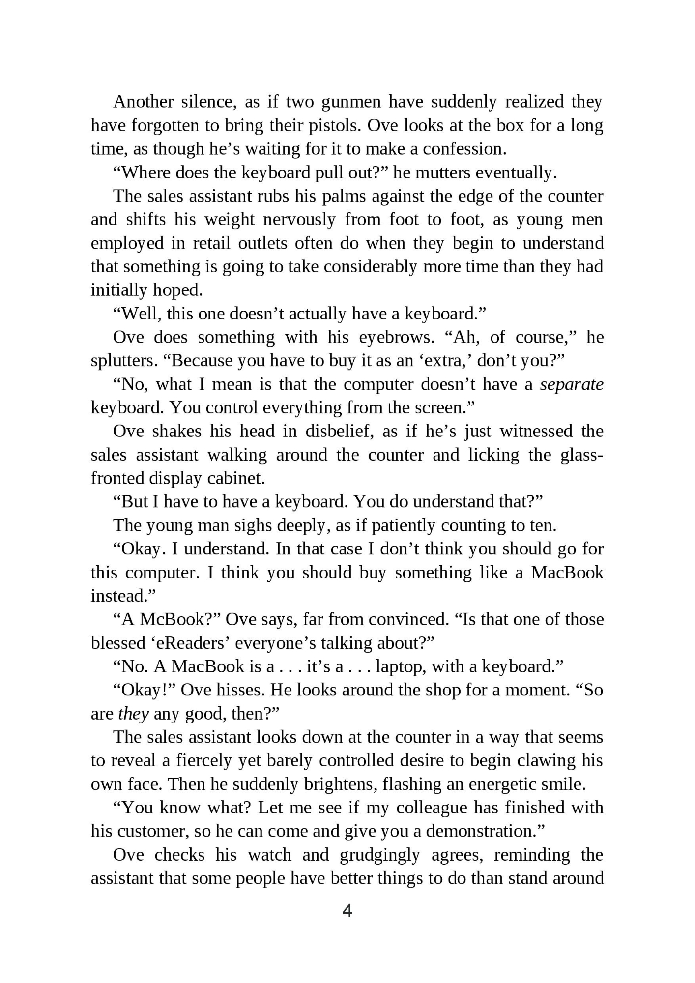 Picture of A Man Called Ove by Fredrik Backman ( Premium Paper and Matte Cover ) Novel