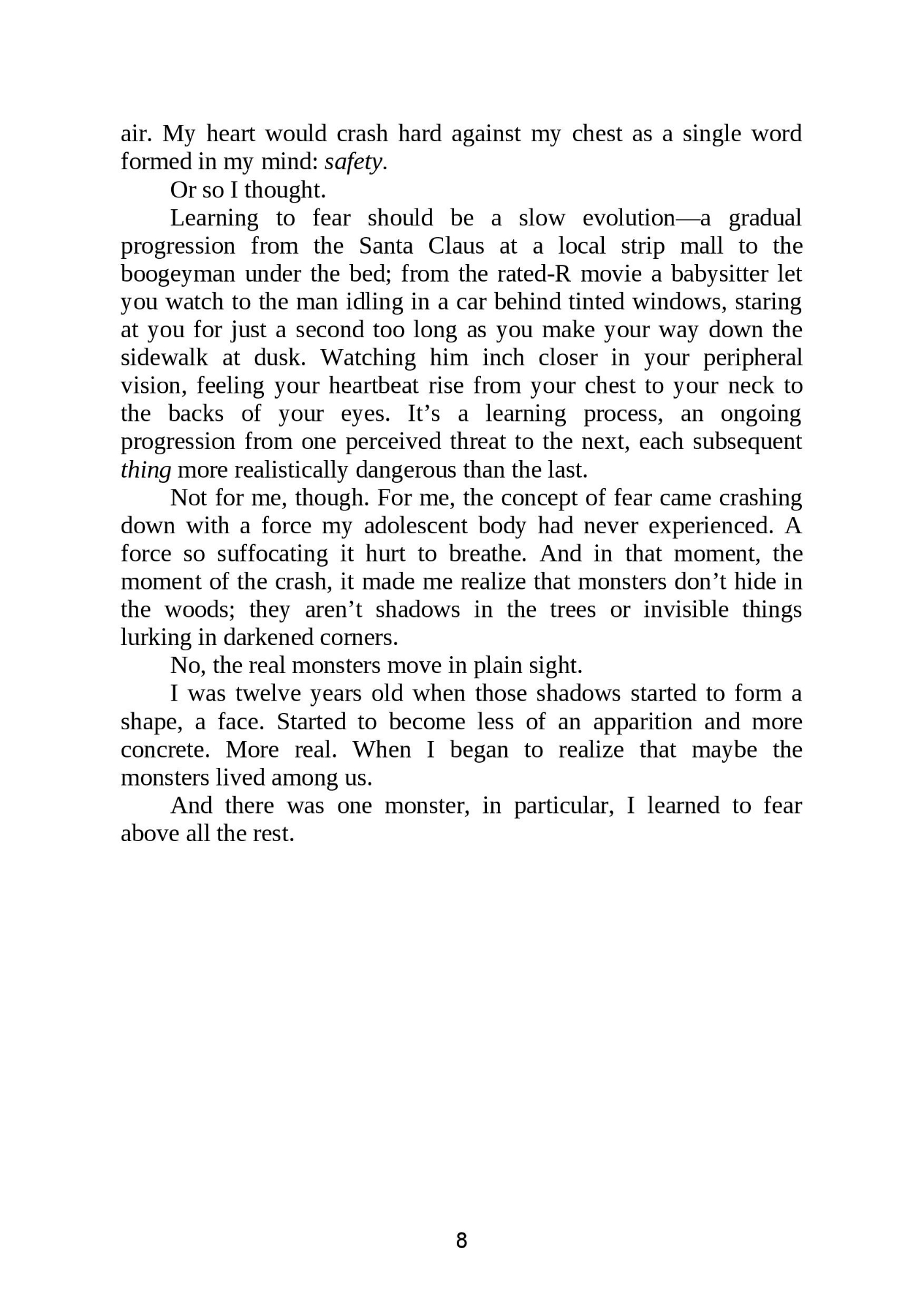 Picture of A Flicker in the Dark by Stacy Willingham ( Premium Paper and Matte Cover ) Novel