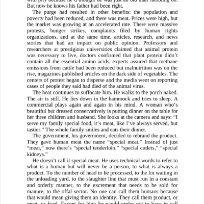 Picture of Tender is the Flesh by Agustina Bazterrica ( Premium Print and Matte Cover ) Novel