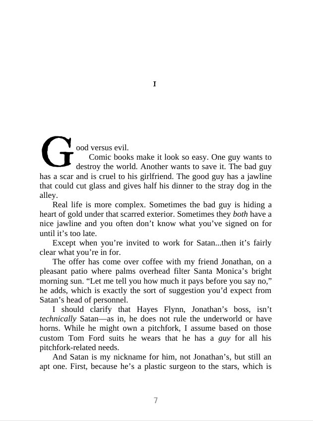 Picture of A Deal with the Devil (The Devils #1) by Elizabeth O'Roark (Premium Print and Matte Cover) Novel