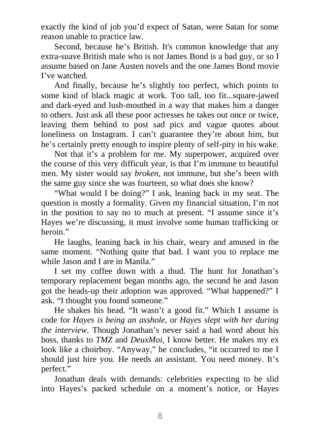 Picture of A Deal with the Devil (The Devils #1) by Elizabeth O'Roark (Premium Print and Matte Cover) Novel