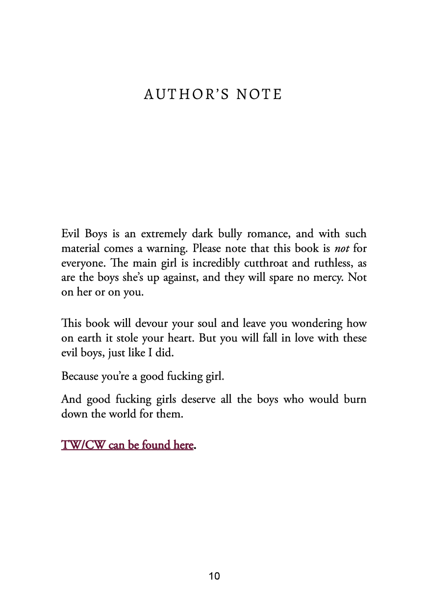 Picture of Evil Boys (Spine Ridge University #2) by Clarissa Wild | Premium Paper | Matte Cover Novel