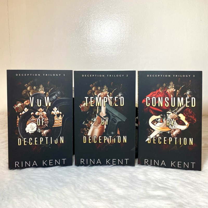 Picture of Deception Trilogy ( 3 Books ) , Novel Series by Rina Kent ( Premium Paper and Matte Lamination ) Novel