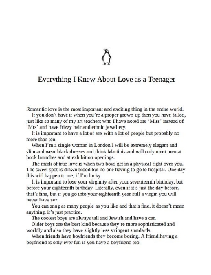 Picture of Everything I Know About Love | Book by Dolly Alderton | Premium Pages | Matte Lamination Novel