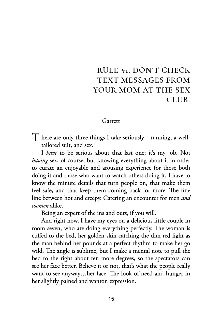 Picture of Eyes on Me (Salacious Players Club #2) by Sara Cate | Premium Paper | Matte Cover Novel