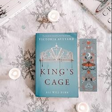 Picture of King's Cage ( Red Queen #3 ) ( Book by Victoria Aveyard ) ( Premium Print and Matte Lamination ) Novel