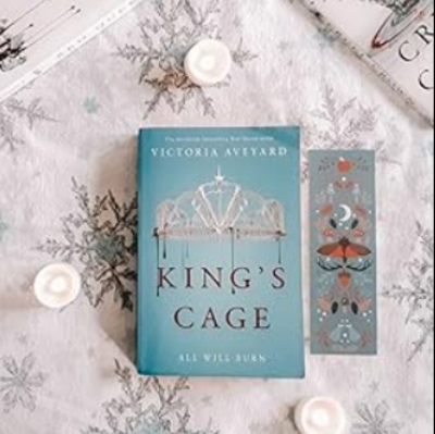 Picture of King's Cage ( Red Queen #3 ) ( Book by Victoria Aveyard ) ( Premium Print and Matte Lamination ) Novel