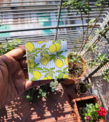 Picture of Pocket Notepad- Lemon- Stylish Pocket notebook for Cool lifestyle. 100 Pages Novel