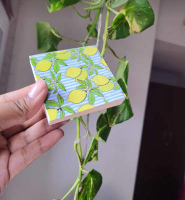 Picture of Pocket Notepad- Lemon- Stylish Pocket notebook for Cool lifestyle. 100 Pages Novel